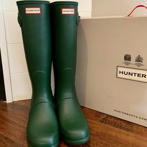 Hunter Boots Tall Hunter Green size 11